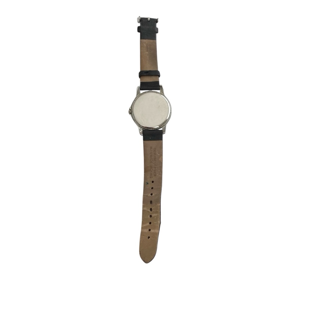 Disney Silver Watch with Black Strap Vintage Rare Sii MKRT MC-0383 Mickey Mouse - Picture 5 of 12